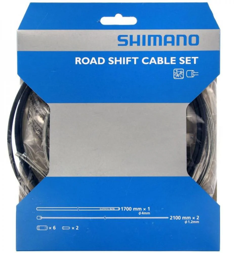 Shimano Shimano Road Schaltzug-Set Stahl OT-SIS40 1700 mm schwarz – Bild 2