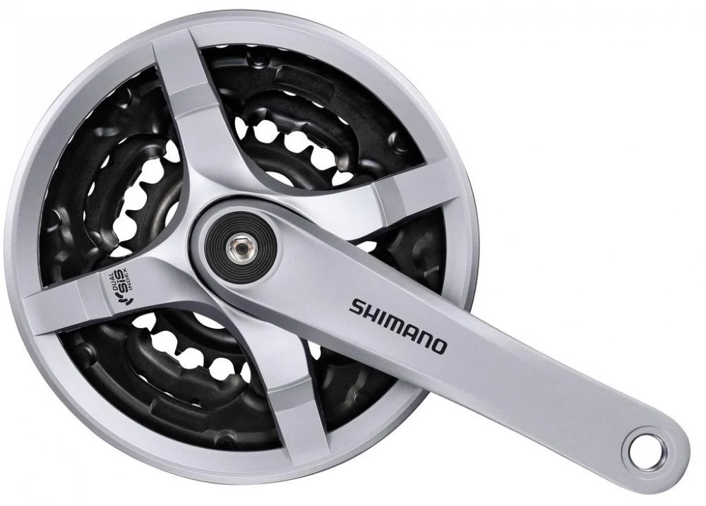 SHIMANO Kurbelgarnitur TOURNEY FC-TY501 Kurbelgarnitur - 6-fach, 7-fach, 8-fach, 175 mm, 42-34, 24 Zähne – Hauptansicht