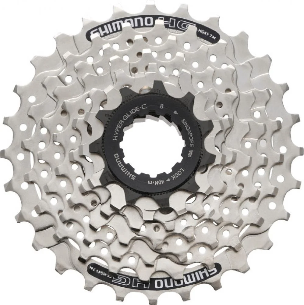 SHIMANO SHIMANO Kassette CS-HG41 7-fach 11-28 Zähne Kassette - 7-fach Übersetzungsbereich 11-28