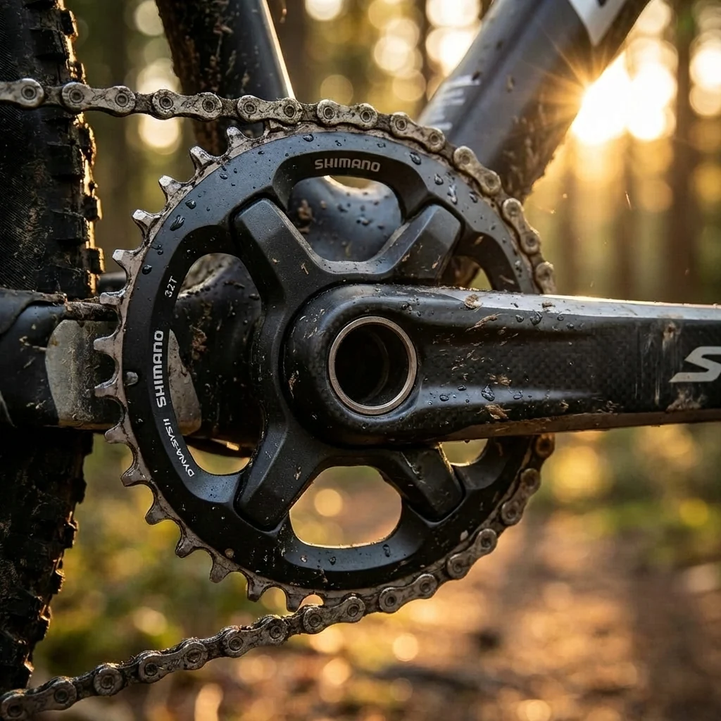 SHIMANO Kettenblatt SLX FC-M7000-11 34 Zähne - präziser Antrieb für moderne 11-fach MTB-Schaltungen – Hauptansicht