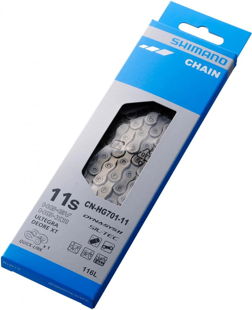 Shimano SHIMANO Ketten Kette Kette SLX CN-HG701 11-fach 116 Glieder Kette für HG/CUES Antriebe – Bild 2