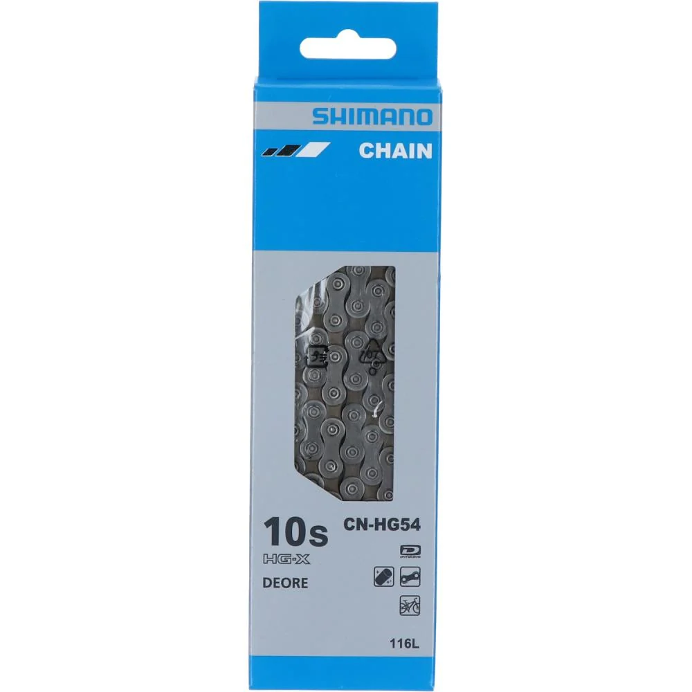 Shimano Shimano Deore CN-HG54 Fahrradkette 10-fach 116 Glieder HG-X – Bild 2