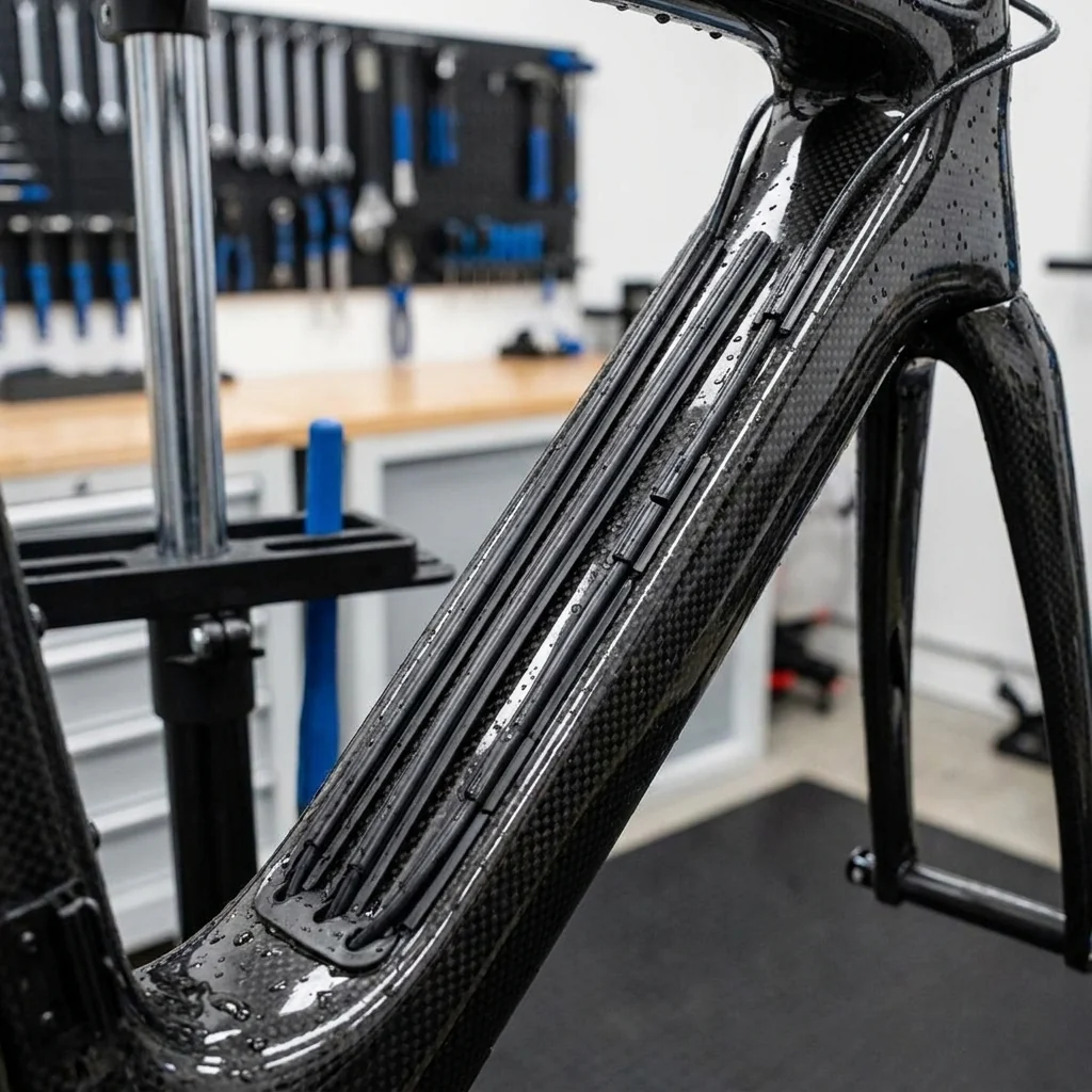 SHIMANO SHIMANO KABELABDECKUNG RAHMEN SCHWARZ Kabelgehäuse Di2, SCHWARZ