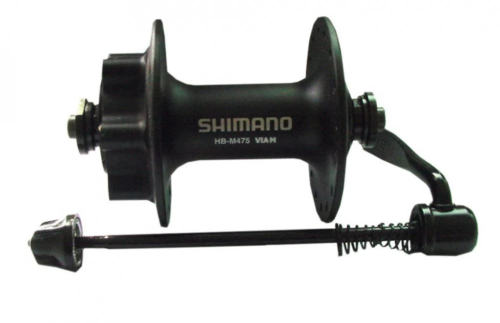 SHIMANO SHIMANO Vorderradnabe HB-M475 6-Loch Schnellspanner Vorderradnabe 36 Loch