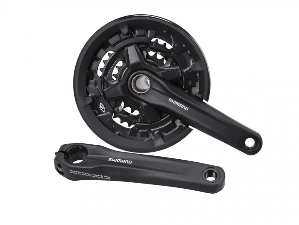 SHIMANO SHIMANO Kurbelgarnitur FC-M210-3 170 mm 44-32-22 Zähne - robuste 3-fach MTB-Antriebslösung – Bild 2
