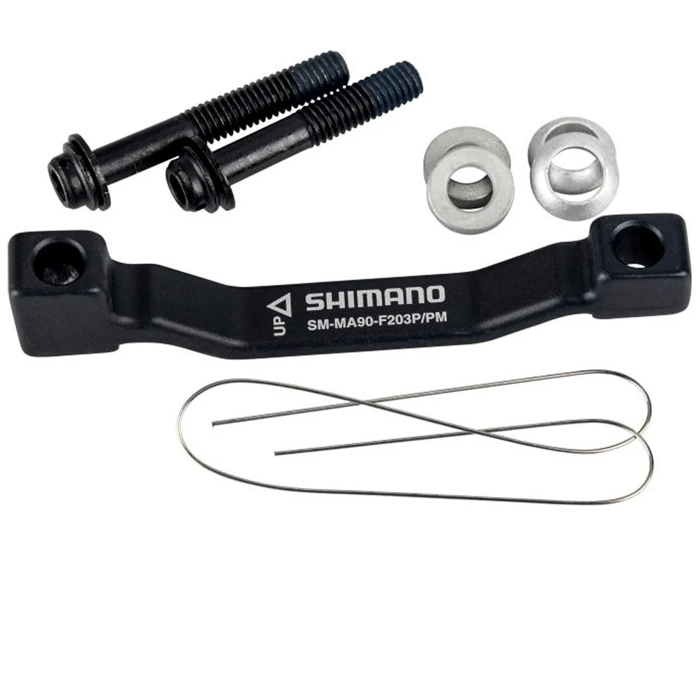 Shimano SHIMANO Scheibenbremsadapter Vorne o. hinten PM PM Scheibenbremsadapter - 180 mm, 203 mm