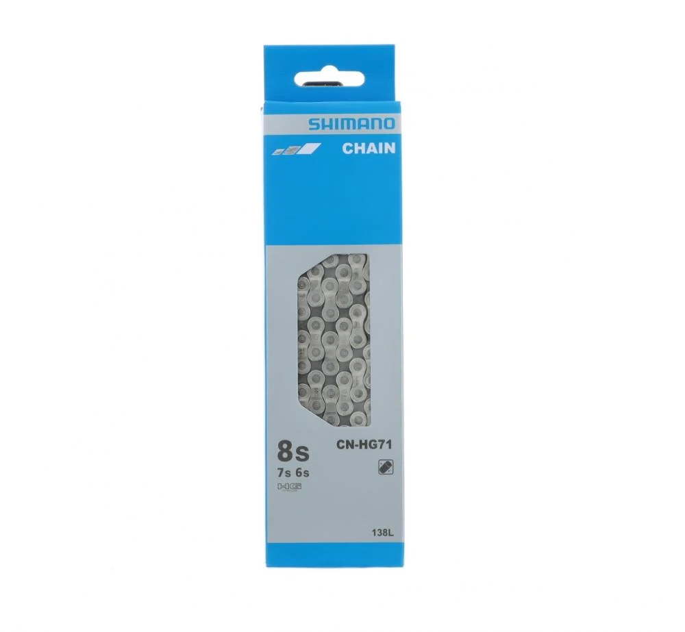 SHIMANO Kette CN-HG71 6-/7-/8-fach Kette - 138 Glieder für Schaltsysteme Fahrradkette – Hauptansicht