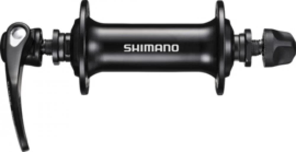 SHIMANO Vorderradnabe HB-RS400 36 Loch 100 mm schwarz – Hauptansicht