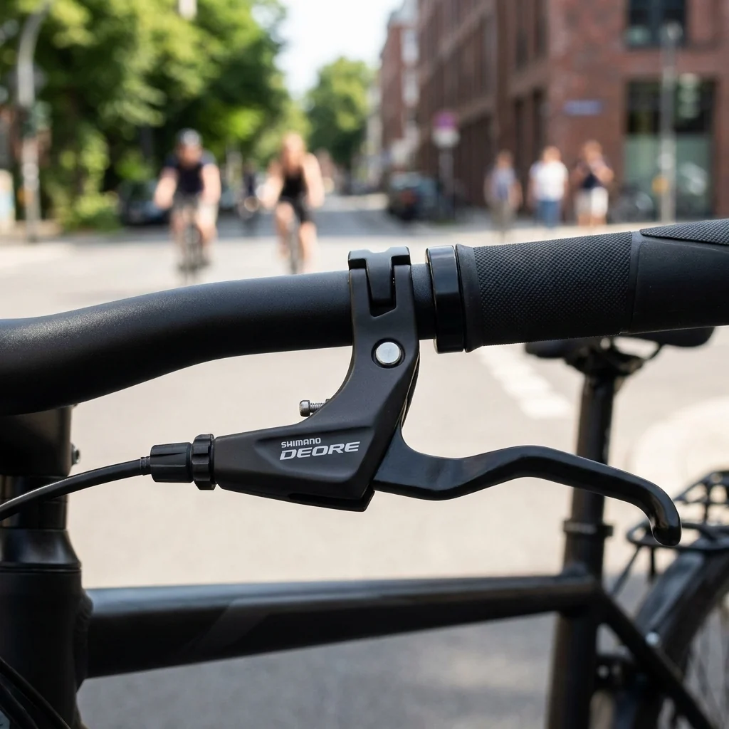 SHIMANO SHIMANO Bremshebel DEORE BL-T610 Rechts Schwarz Bremshebel für Trekking- und Citybikes – Bild 2