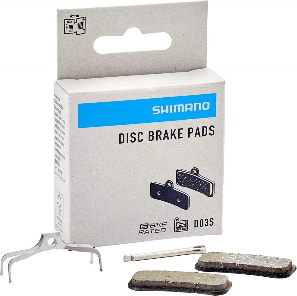 Shimano Shimano D03S-RX Resin Bremsbeläge Typ D - 4-Kolben, 1 Paar