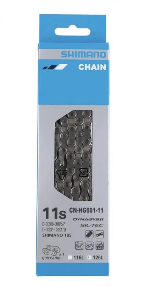 SHIMANO DEORE CN-HG601 11-fach Kette 126 Glieder mit Kettenschloss Fahrradkette – Hauptansicht