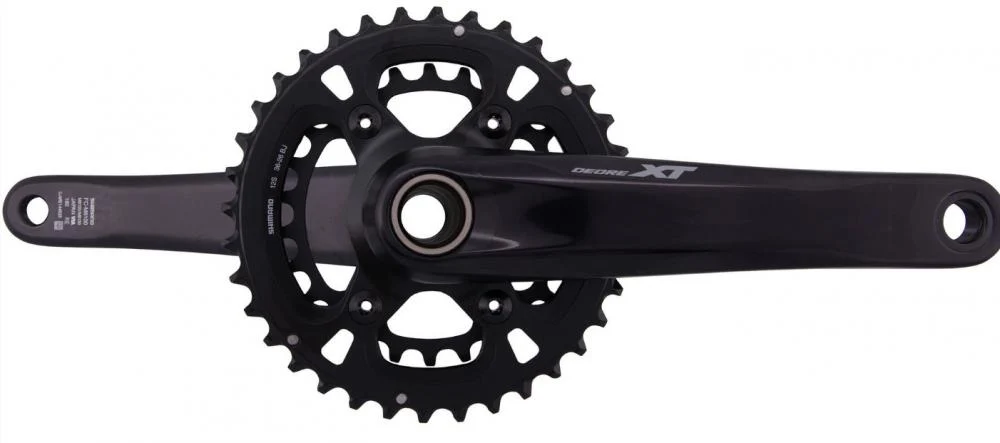 SHIMANO SHIMANO Kurbelgarnitur DEORE XT FC-M8100-2 12-fach - 8100-2, 12-fach, 180 mm, 36-26 Zähne, 26 Zähne