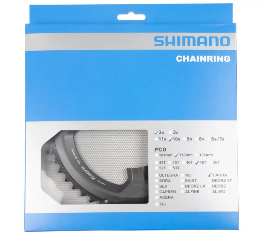 Shimano Kettenblätter TIAGRA FC-4700, 48 Zähne, 110 mm, Aluminium/Resin