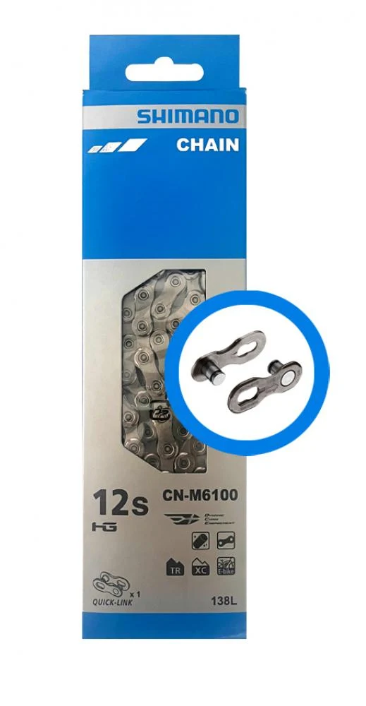Shimano SHIMANO DEORE CN-M6100 12-fach Kette 138 Glieder Quick-Link