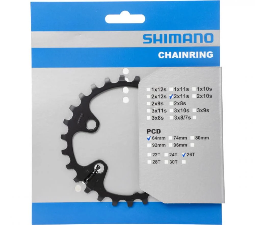 Shimano Shimano Deore Kettenblatt 26 Zähne FC-M5100-2/B2 - 2x11-fach