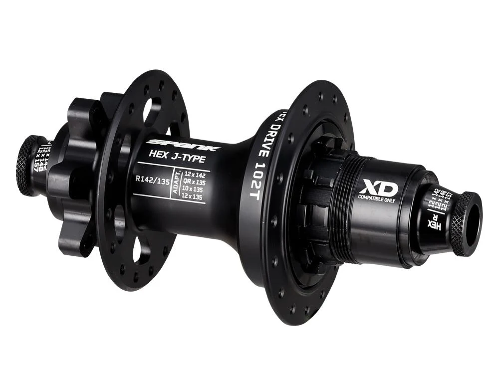 Spank Spank HEX J-Type R135/142 XD Hub 102T 32H rear hub black 32