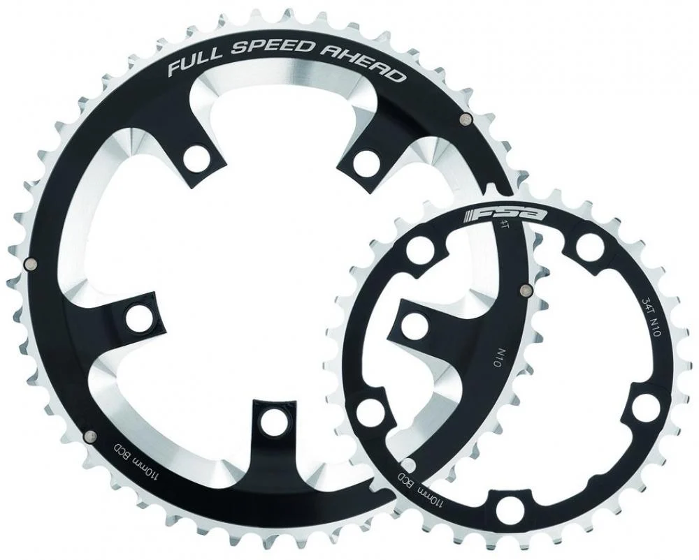 FSA FSA Kettenblatt Road Super 5-Arm 2x 110 mm x 50 T Schwarz