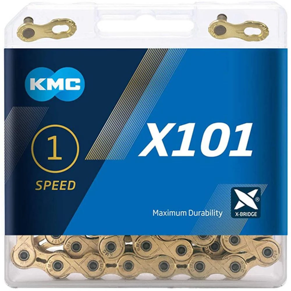 KMC KMC X101 1s Kette 112 Glieder gold