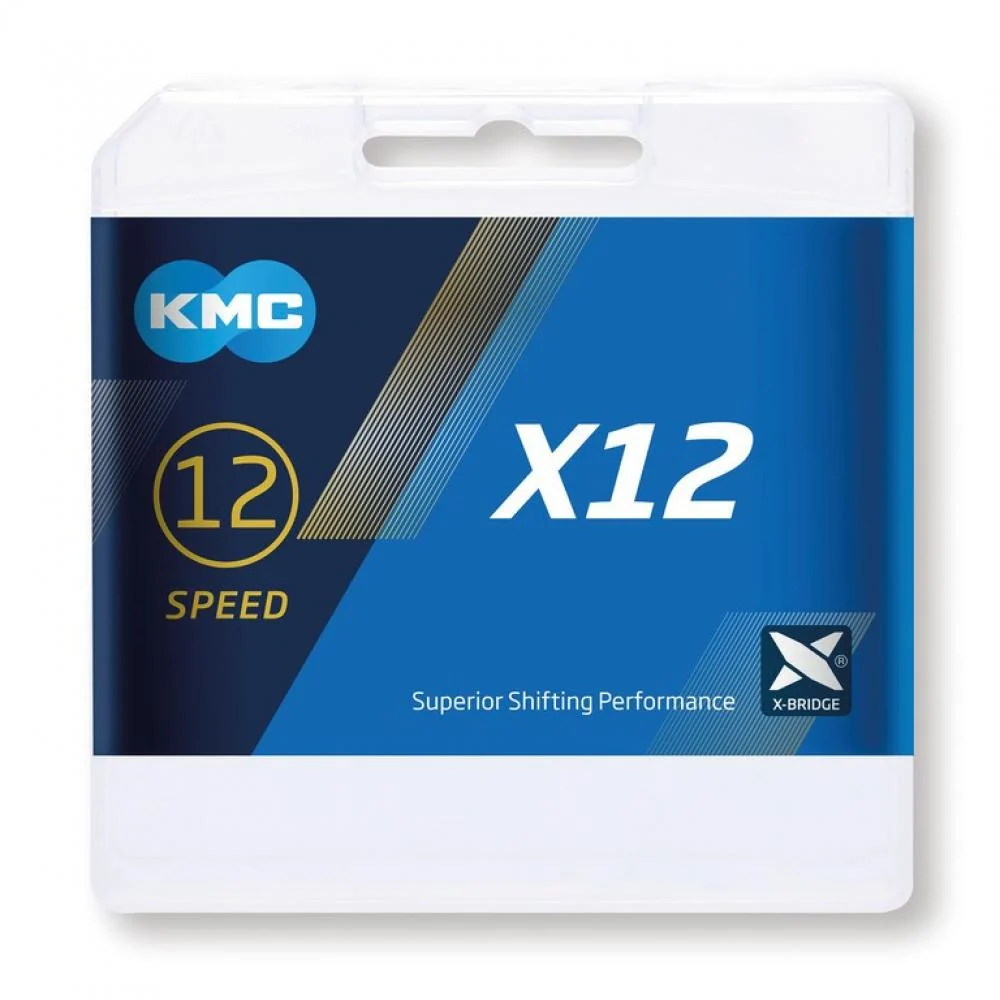 KMC KMC Kette X12 Ti-N Gold/Black 1/2" x 11/128" 126 Glieder 12-fach – Bild 2