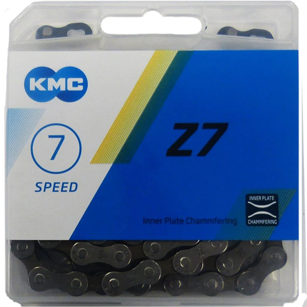 KMC KMC Z7 Fahrradkette 6/7-fach 114 Glieder Grau/Braun