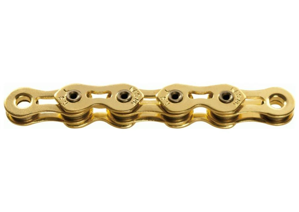 KMC KMC K1SL Narrow Ti-N Singlespeed Kette 1/2 x 3/32 Zoll Gold - 320 g leichte Fahrradkette