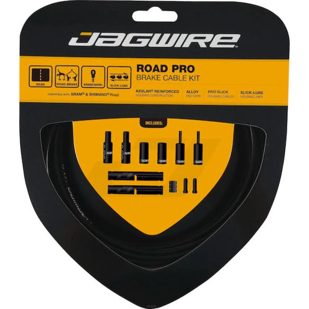 Jagwire Jagwire Road Pro Bremszugset Kevlar-verstärkt Schwarz