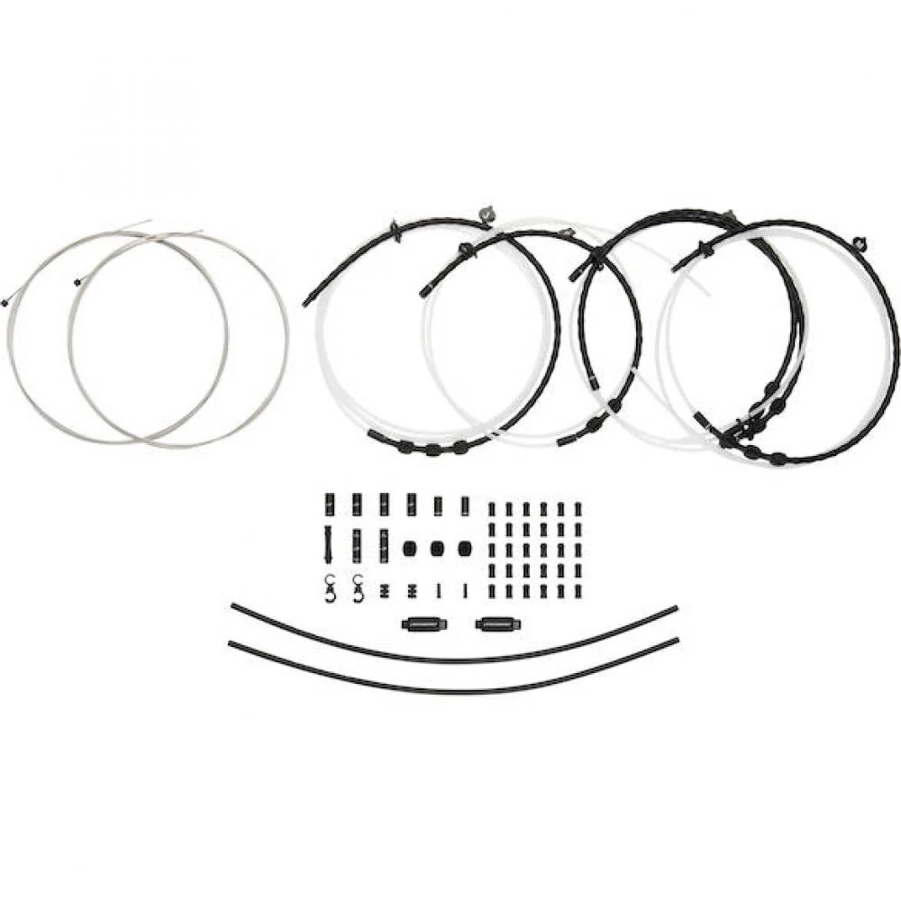 Jagwire Jagwire Schaltzugset Road & Mountain Elite Link 2x Universal Schwarz – Bild 2