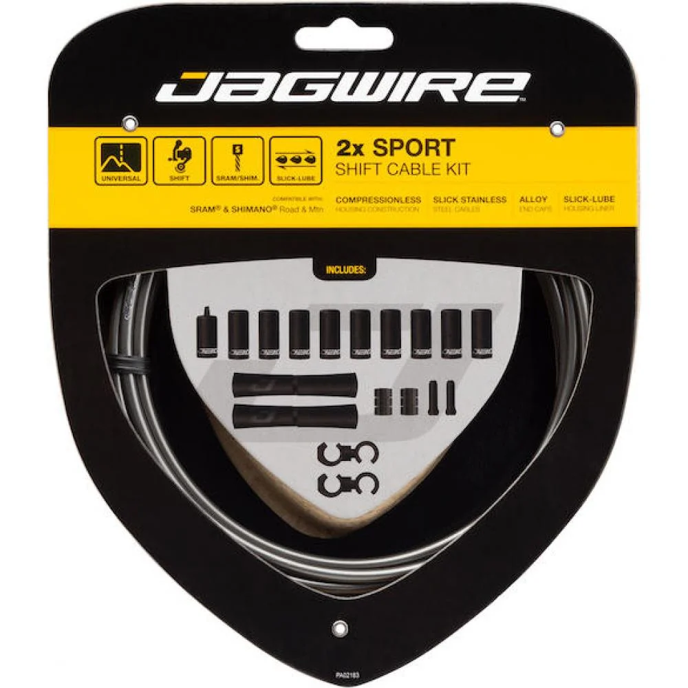 Jagwire Jagwire Schaltzugset Road & Mountain Sport Universal Grau