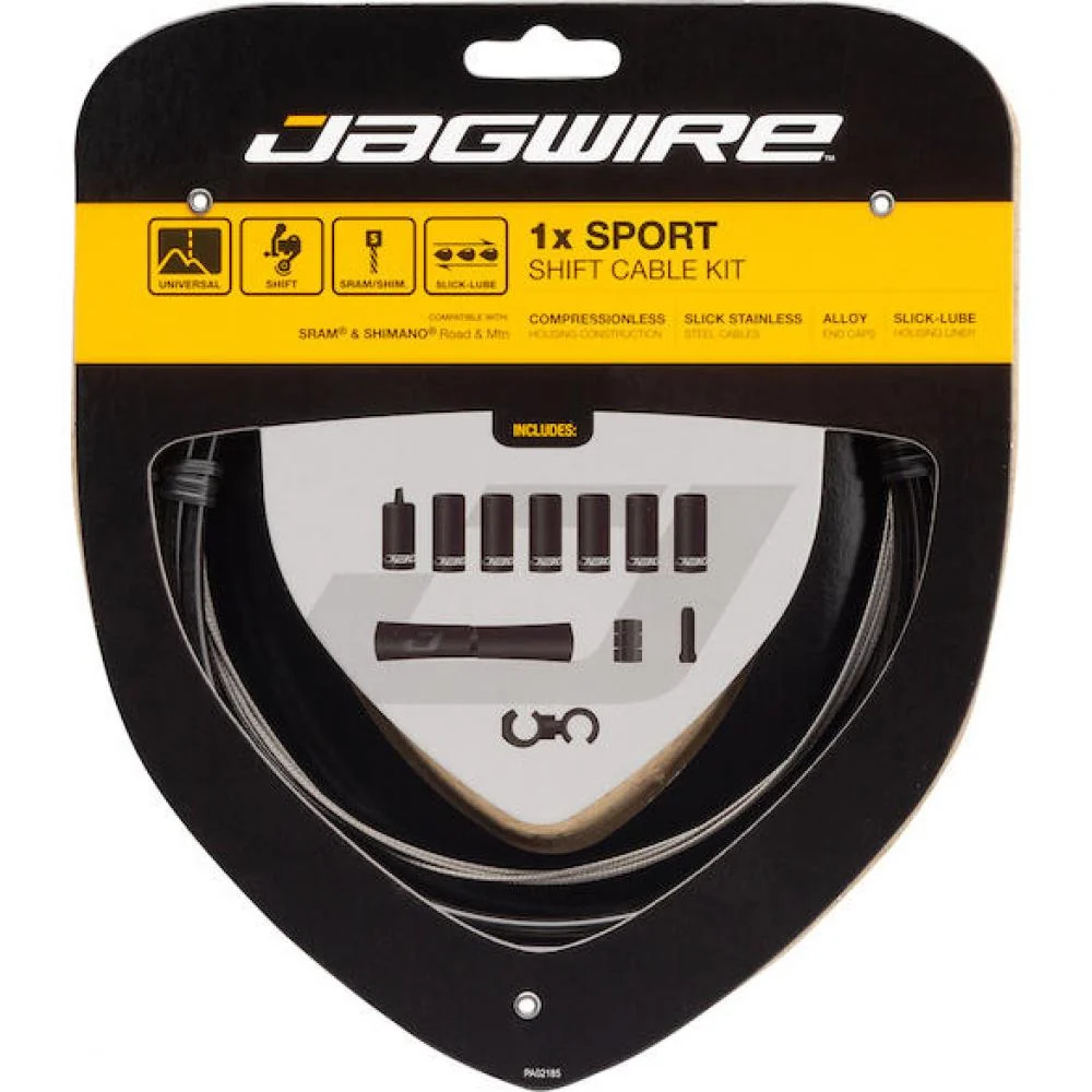Jagwire Jagwire Schaltzugset Road & Mountain Sport Universal Schwarz