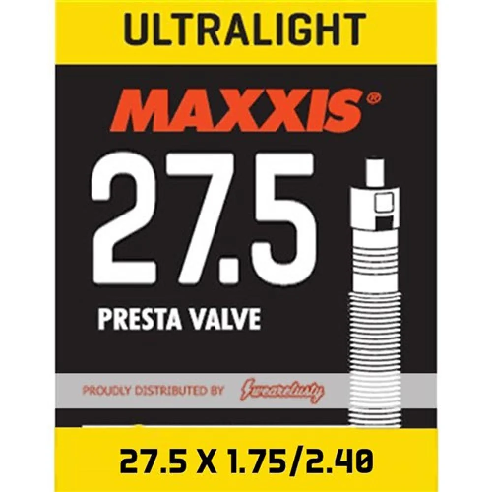 Maxxis Artikelnummer Maxxis Schlauch 27.5x1.75-2.40 Zoll 47/62-584 UltraLight SV 48mm