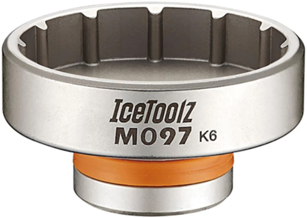 IceToolz Innenlagerwerkzeug 12 Zähne für Sram DUB, RaceFace Cinch, Rotor BSA30  Silber, Stahl, 1/2" Antrieb, 135g – Hauptansicht
