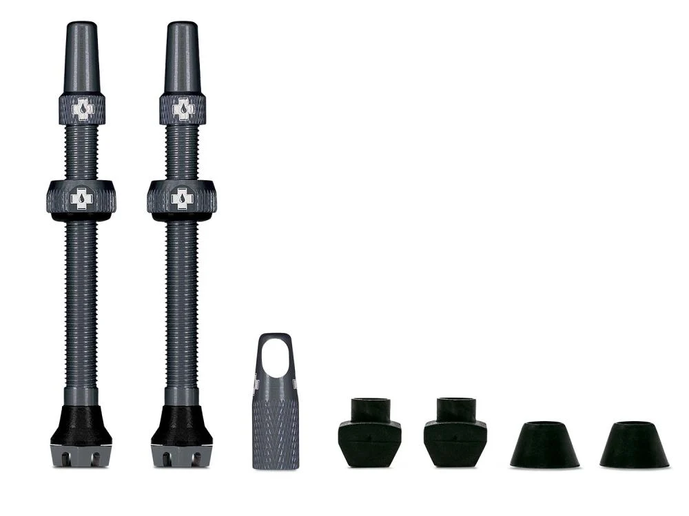 MucOff Muc Off Tubeless Valve Kit V2 Universal for MTB & Road grau 60mm