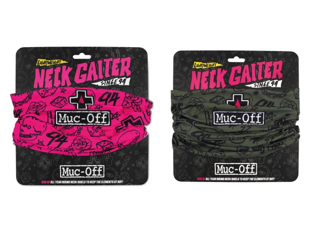 MucOff Muc Off Winter Neck Gaiter Punk/Green – Bild 2