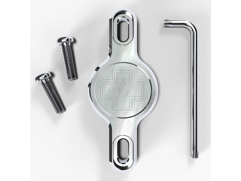 MucOff Muc Off Secure Tag Holder V2, silver, unis