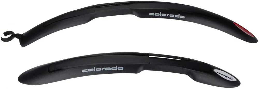 Polisport Polisport Colorado Schutzblechset 26 Zoll - vorne und hinten - für V-Brake und Federgabel - Montagekit inklusive - schwarz – Bild 2