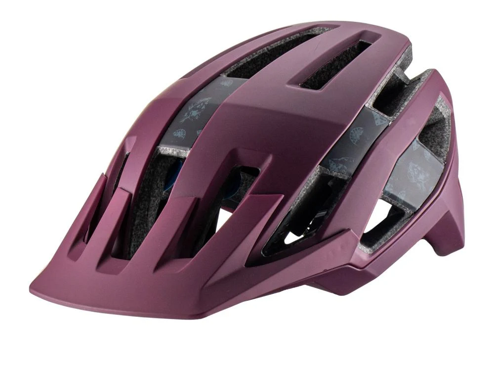 Leatt Leatt MTB Trail 3.0 Fahrradhelm M Malbec - 360° Turbinentechnologie – Bild 2