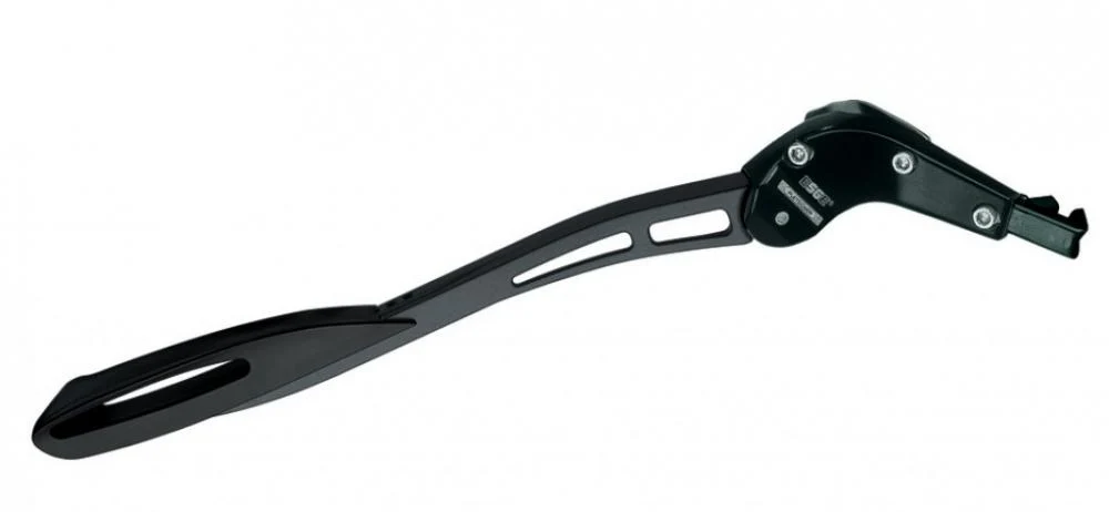 ESGEPLETSCHER Pletscher Hinterbauständer Multi Zoom 26-28 Zoll - verstellbarer Aluminium-Fahrradständer, pulverbeschichtet, mit robustem Zoom-Kunststofffuß, schwarz, bis 25 kg belastbar Hinterbaustaender – Hauptansicht