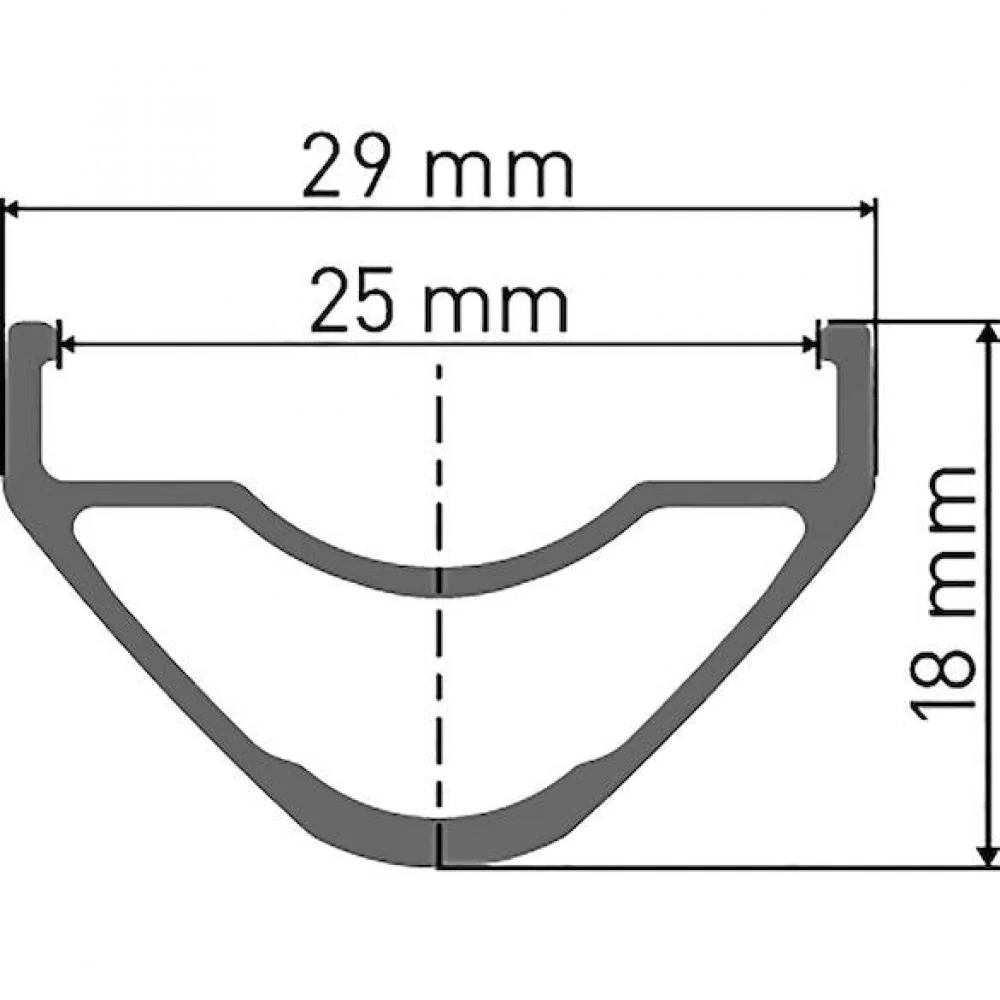 DT Swiss DT Swiss Felge XR 391 29" 28 Loch Schwarz – Bild 2