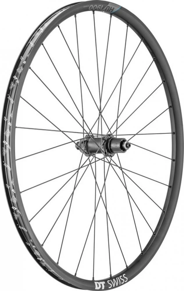DT Swiss DT Swiss Laufrad HU 1900 SPLINE 29" 622 x 25 mm schwarz - Hybrid-Utility Laufrad bis 180 kg