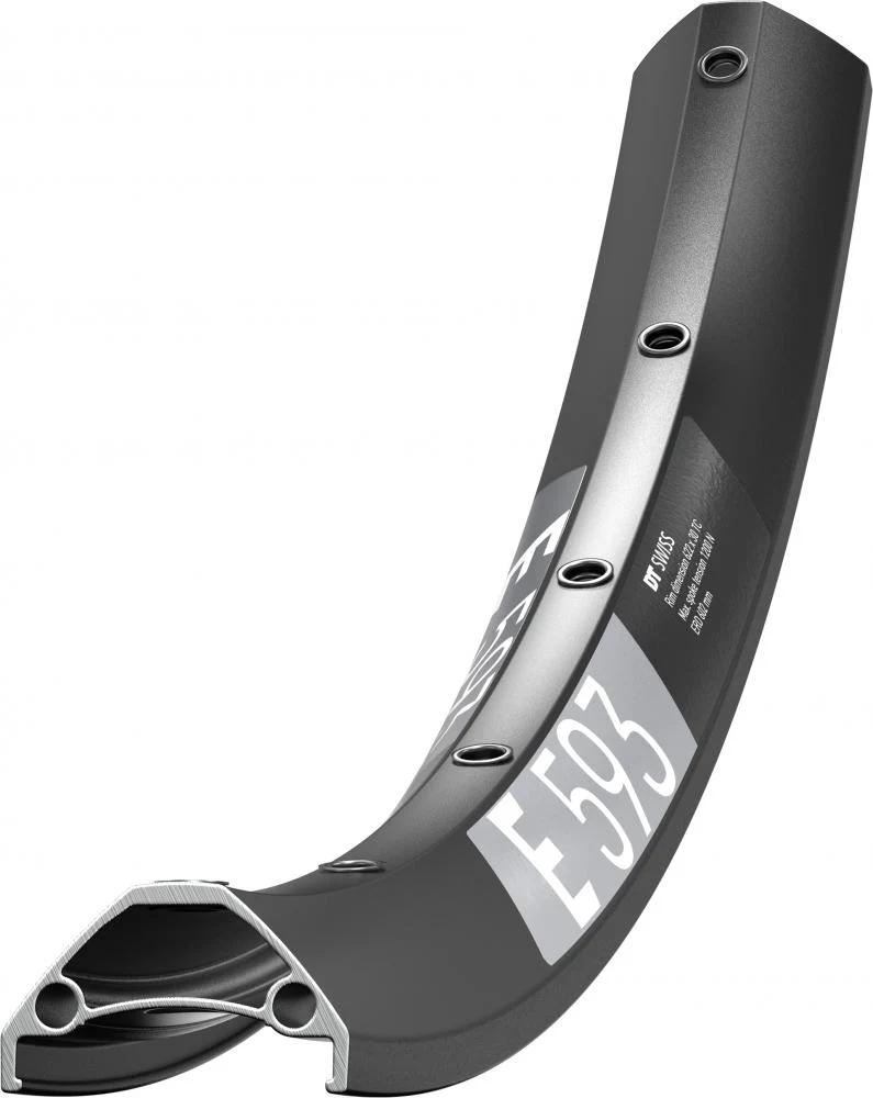 DT Swiss DT Swiss Felge E 593 26" 32 Loch Schwarz - robuste Enduro-Felge mit 30 mm Innenweite – Bild 2