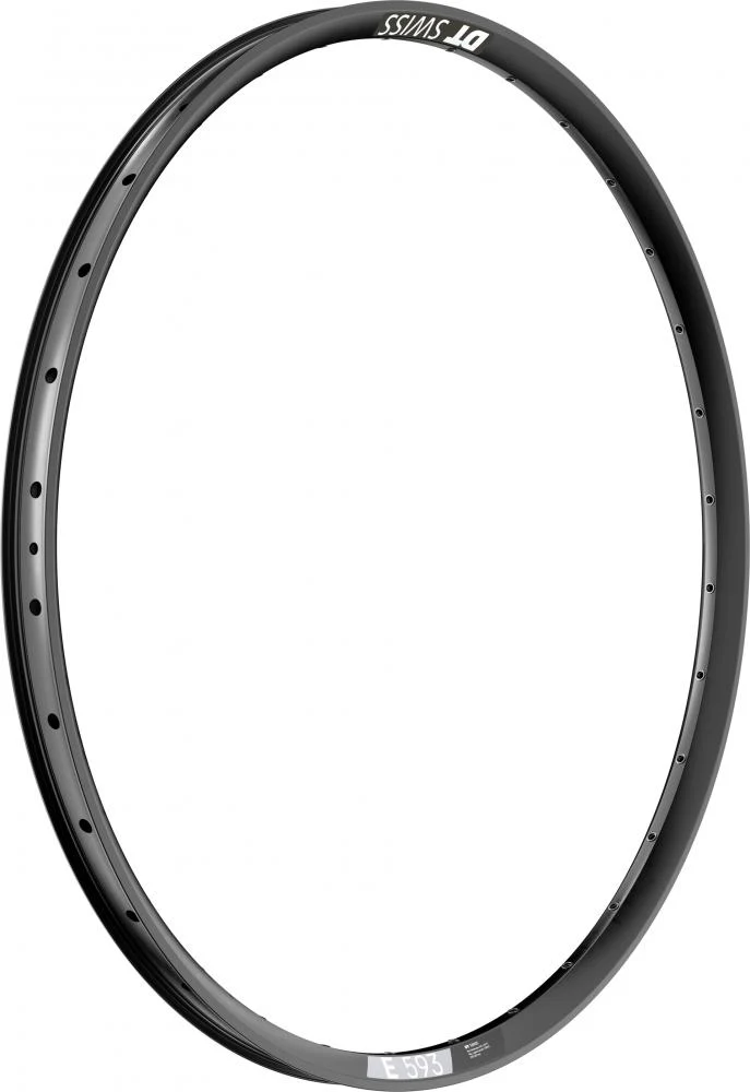 DT Swiss DT Swiss Felge E 593 27,5" 32 Loch Schwarz - robuste Enduro-Felge mit 30 mm Maulweite