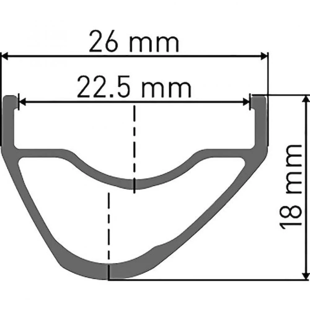 DT Swiss DT Swiss Felge XR 361 Asymmetric 27,5" 32 Loch Schwarz – Bild 2