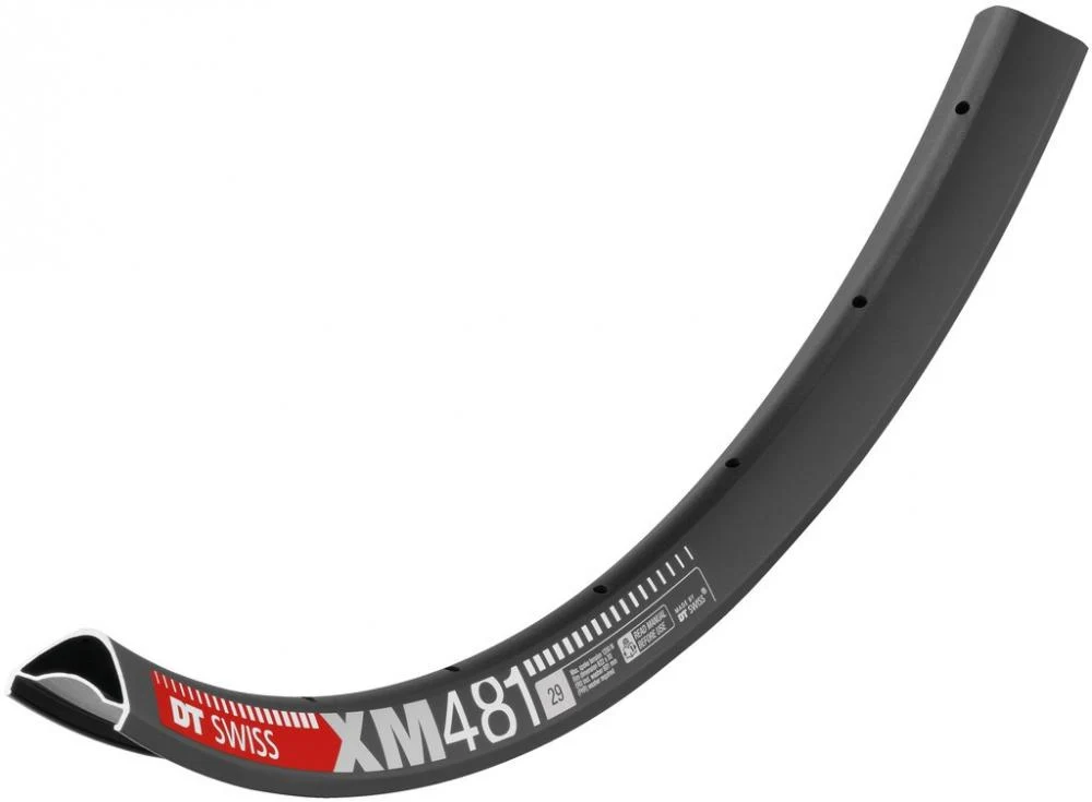 DT Swiss DT Swiss Felge XM 481 29" 32 Loch Schwarz - robuste Trail-Felge mit 30 mm Innenbreite
