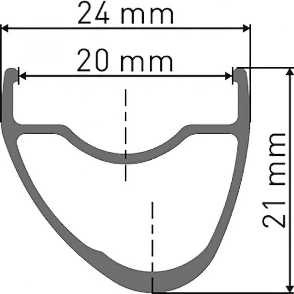 DT Swiss DT Swiss Felge RR 421 Asymmetric Disc 28 Loch Schwarz – Bild 2