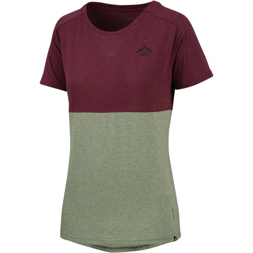 IXS Sports Division IXS Sports Division iXS Flow Girls Mountain Tech Tee KM Raisin/Olive