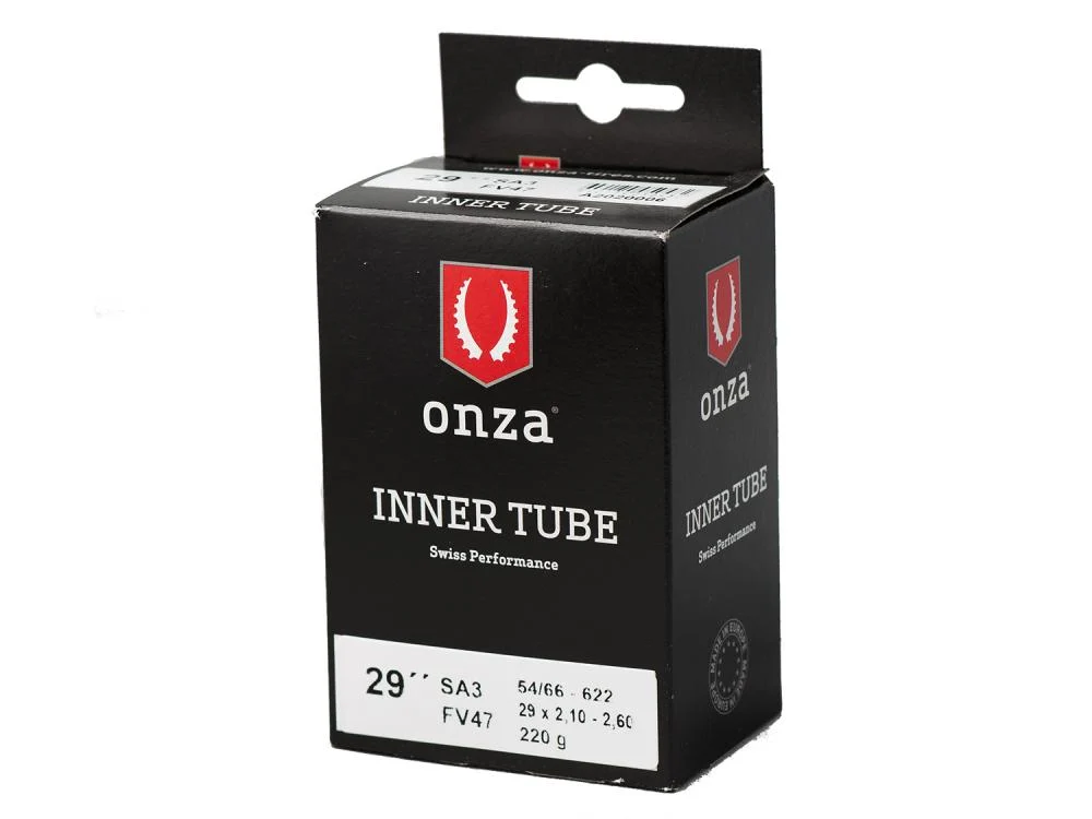 OnzaTires Onza Tires Tube SA2, 1.90-2.30, 0.6mm, Presta FV47mm, black, 650B