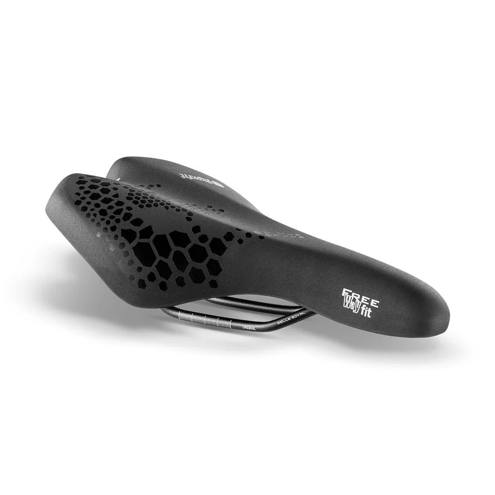 SelleRoyal Selle Royal Sattel Freeway Fit Classic Unisex schwarz 280x158mm athletic  Komfortabler Fahrradsattel mit Slow Fit Foam und ICS, ideal für sportliche Fahrer – Hauptansicht