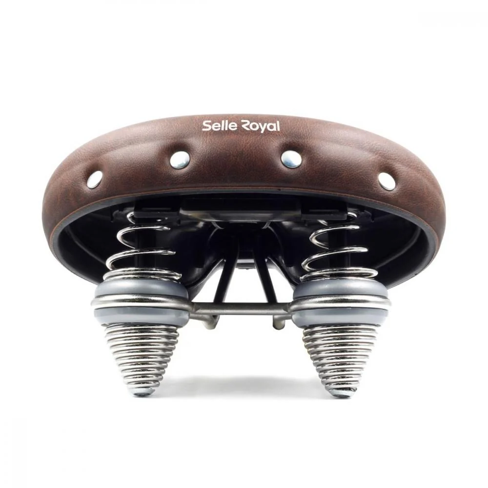 SelleRoyal Selle Royal Drifter Small Fahrradsattel braun mit Royalgel und Doppelfederung – Bild 2