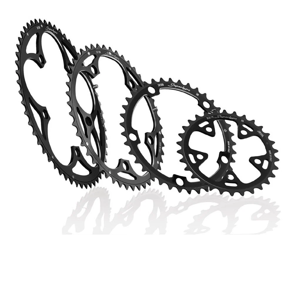 Miche Miche Kettenblatt Supertype BCD 135CA außen 48Z schwarz 9/10fach Campagnolo – Bild 2