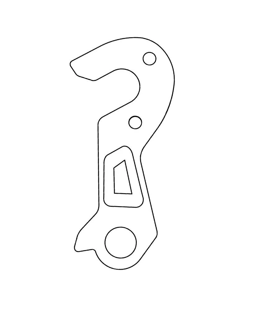 Marwi MARWI Schaltauge GH-287 inkl. Schrauben für Cube Litening C:62/C:68, Aluminium, silber – Bild 5